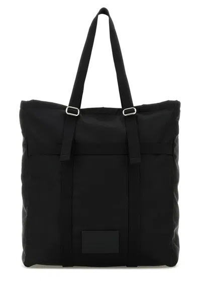 Jil Sander Black Fabric Shopping Bag