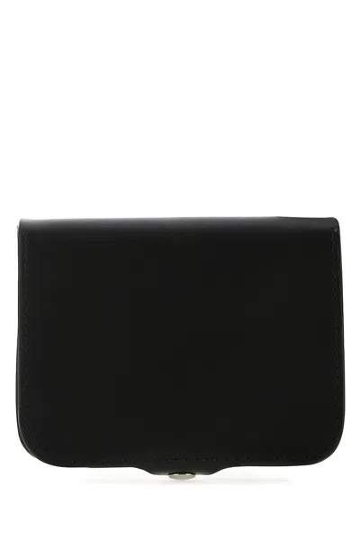 Apc A.p.c. Man Black Leather Card Holder