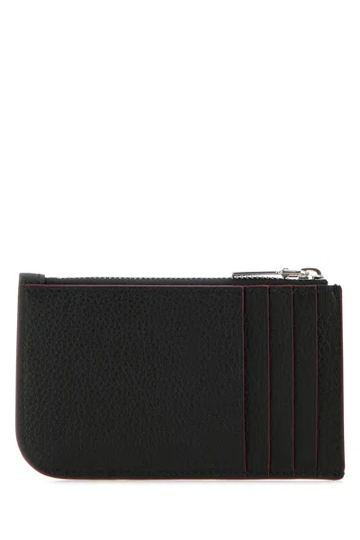 Alexander Mcqueen Black Leather Wallet By  In Black