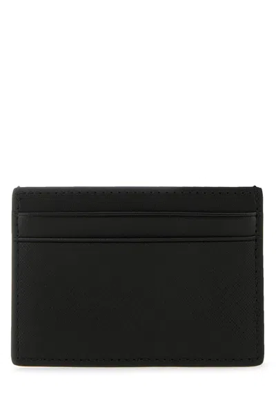 Bally Black Leather Cardholder