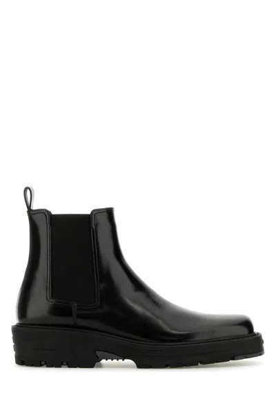 Givenchy Man Black Smooth Leather Chelsea Boot
