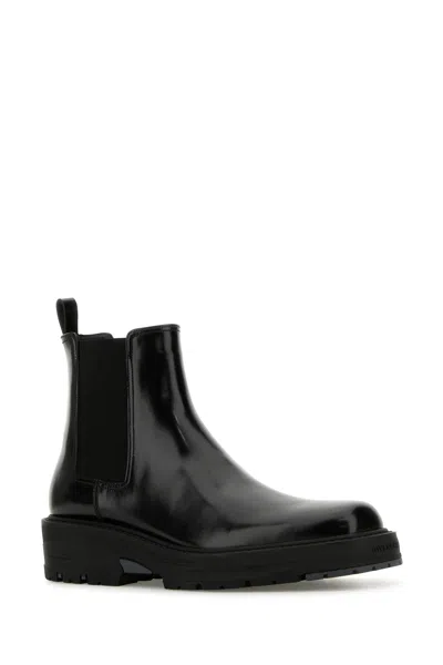 Givenchy Man Black Smooth Leather Chelsea Boot