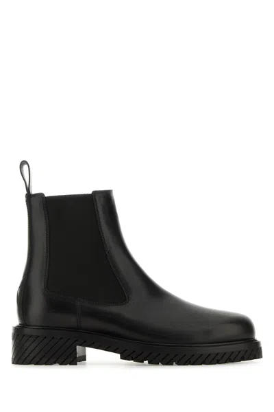 Off-white Off White Combat Ankle Boots