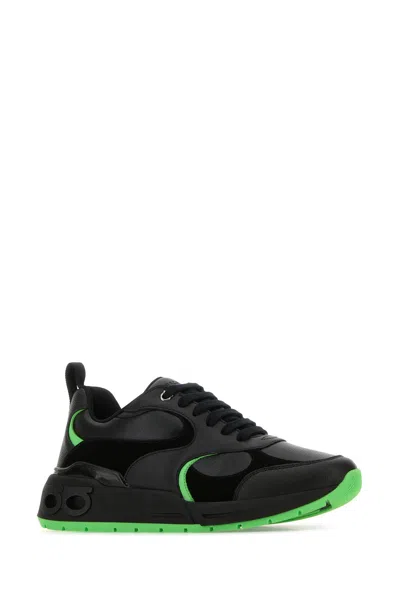 Ferragamo Logo-embossed Leather Sneakers