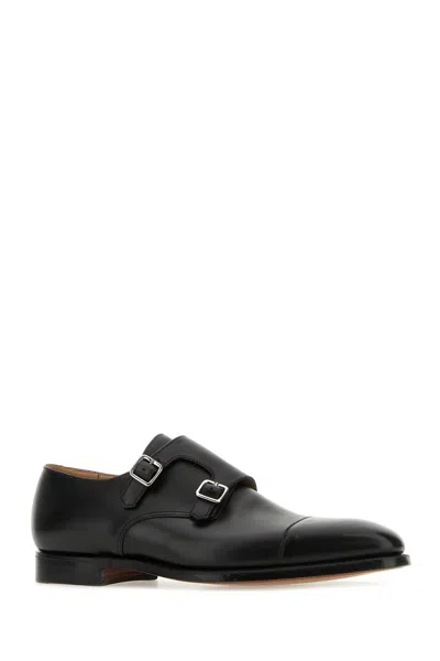 Crockett & Jones Lowndes Monk Strap Shoes With Almond Toe