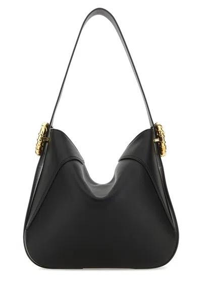 Lanvin Borsa A Spalla Melodie In Pelle Nera Donna In Black