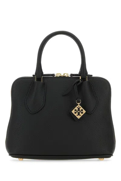 Tory Burch Black Leather Mini Swing Handbag