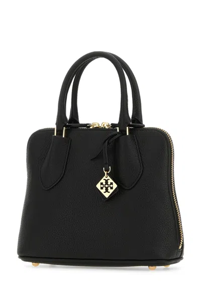 Tory Burch Black Leather Mini Swing Handbag