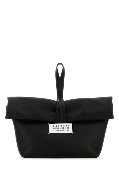 Maison Margiela Rectangular Leather Clutch Loop Handle