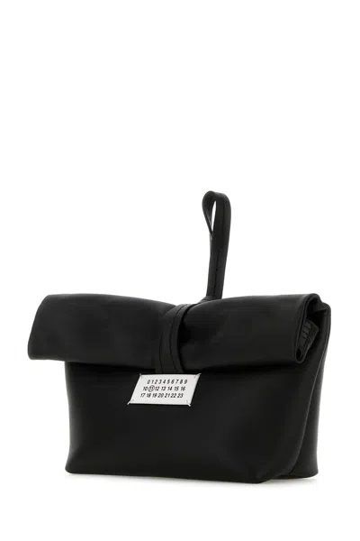 Maison Margiela Rectangular Leather Clutch Loop Handle