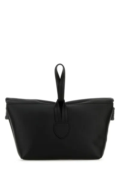 Maison Margiela Rectangular Leather Clutch Loop Handle