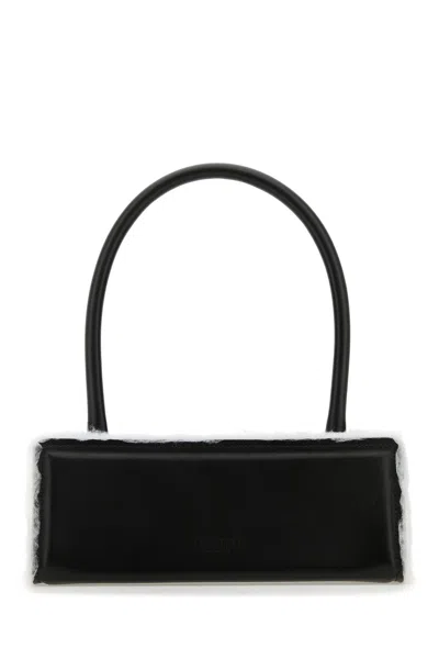 Dentro Borsa A Spalla Radar In Pelle Nera Donna