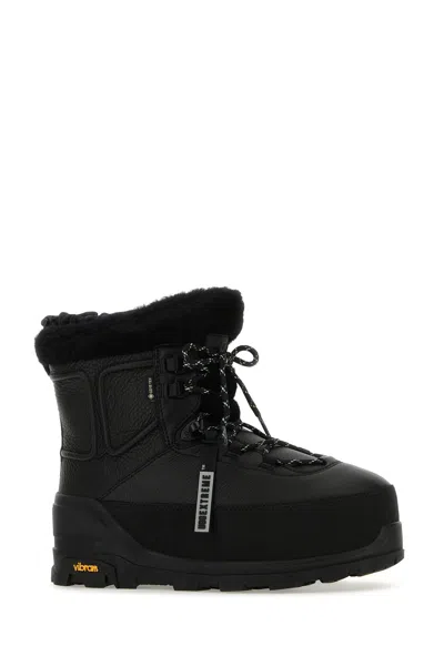 Ugg Black Leather Shasta Ankle Boots