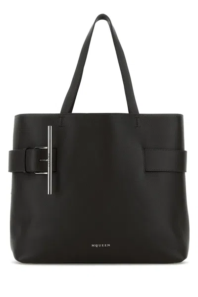 Alexander Mcqueen Alexander Mc Queen T Bar Leather Tote Bag