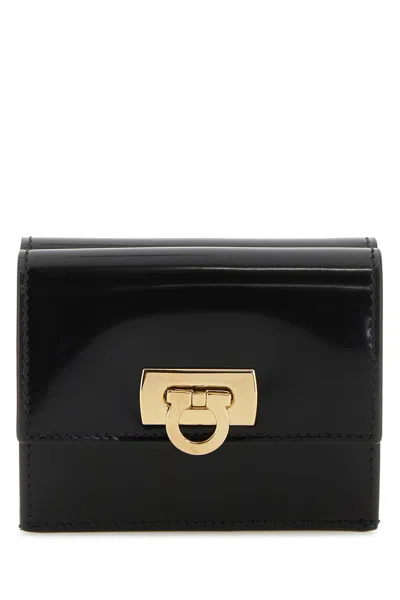Ferragamo Portafoglio 220434760658 Nero In Black