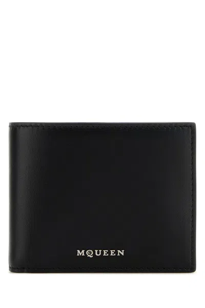 Alexander Mcqueen Leather Bifold Wallet With