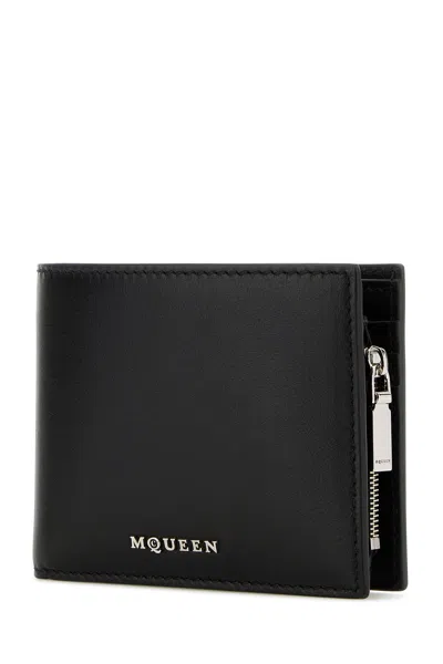 Alexander Mcqueen Leather Bifold Wallet With