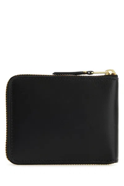 Comme Des Garcon Black Leather Wallet