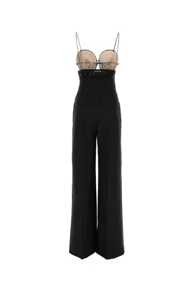 Stella Mccartney Broderie Anglais Flared-leg Jumpsuit