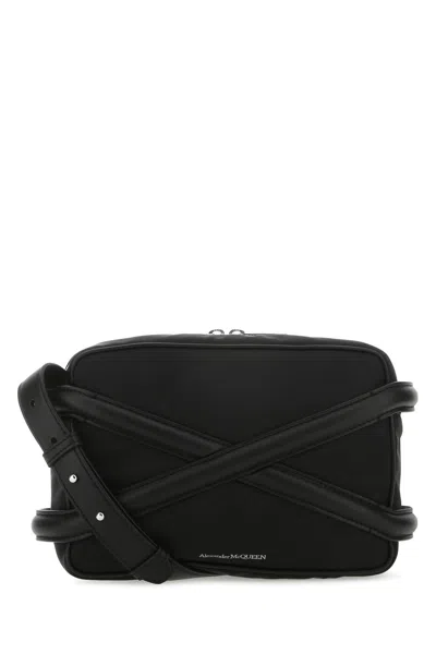 Alexander Mcqueen Alexander Mc Queen Harness Nylon Camera Bag In Black