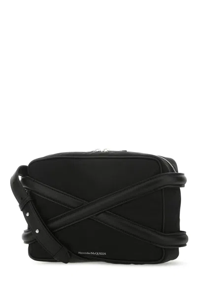 Alexander Mcqueen Alexander Mc Queen Harness Nylon Camera Bag In Black