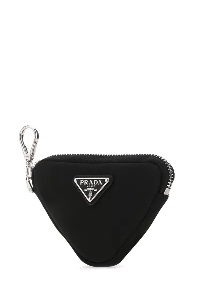 Prada Black Nylon Trick Key Chain