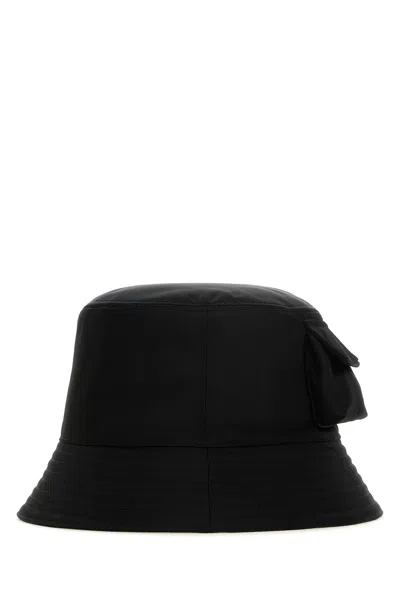 Prada Black Re-nylon Bucket Hat