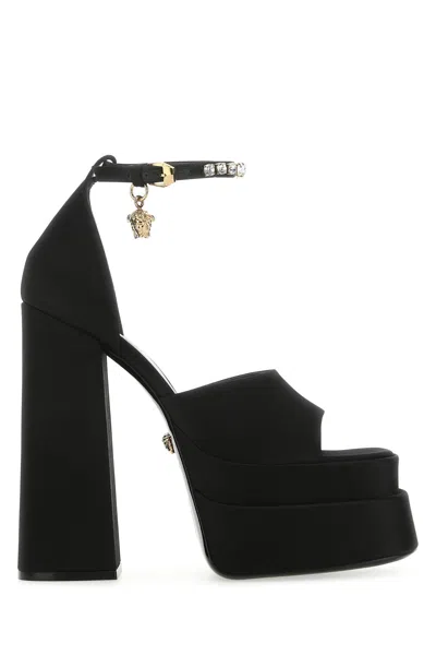 Versace Aevitas 140 Medusa Crystal-embellished Platform Sandals