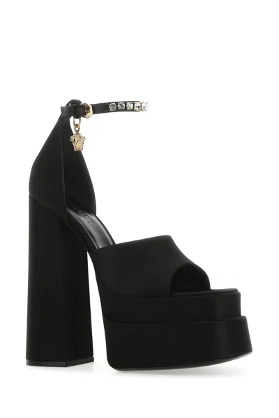 Versace Aevitas 140 Medusa Crystal-embellished Platform Sandals