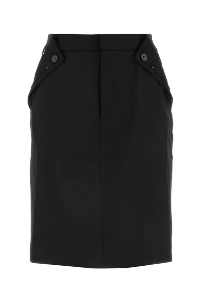 Coperni Stretch Polyester Blend Skirt With Back Vent
