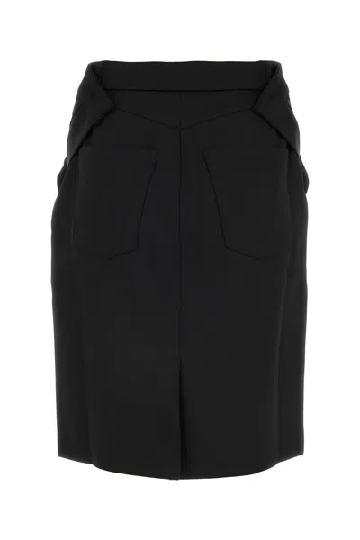 Coperni Stretch Polyester Blend Skirt With Back Vent