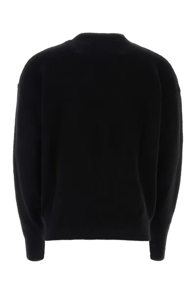 Palm Angels Cotton Oversize Crew Neck Sweatshirt