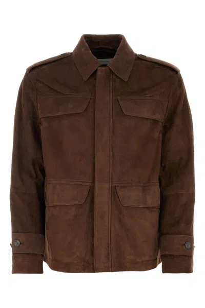Ferragamo Brown Suede Jacket