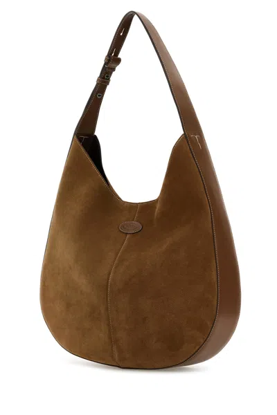 Tod's Brown Suede Di Bag Shoulder Bag