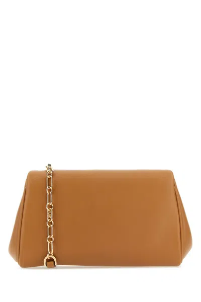 Michael Kors Camel Leather Belle Crossbody Bag