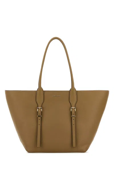 Michael Kors Moore Shopping Bag With Buckle And Double Handles
