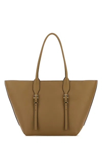 Michael Kors Moore Shopping Bag With Buckle And Double Handles