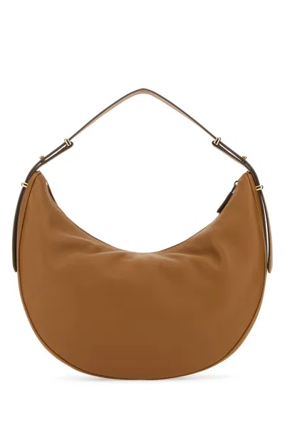 Prada Brown Arqu Hobo Bag