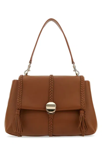 Chloé Chloe Women Caramel Leather Medium Penelope Handbag