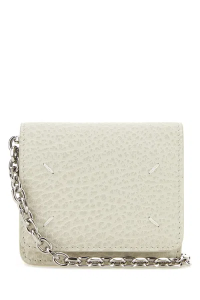 Maison Margiela Chalk Leather Card Holder