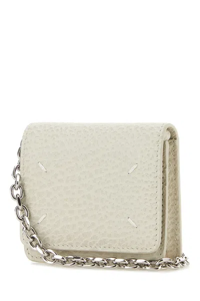Maison Margiela Chalk Leather Card Holder