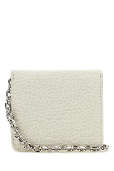 Maison Margiela Chalk Leather Card Holder
