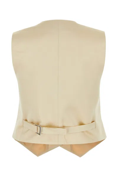 Magda Butrym Cotton Blend Vest With Adjustable Back Strap