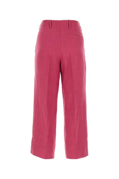 's Max Mara Rebecca Linen Cropped Linen Pants