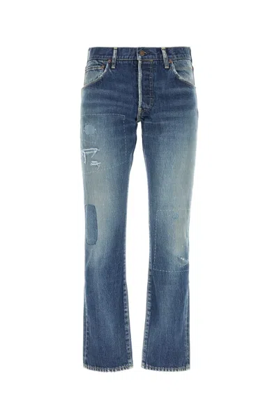 Visvim Faded Distressed Denim Pants