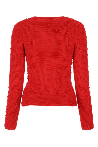 Bottega Veneta Red Cotton Sweater