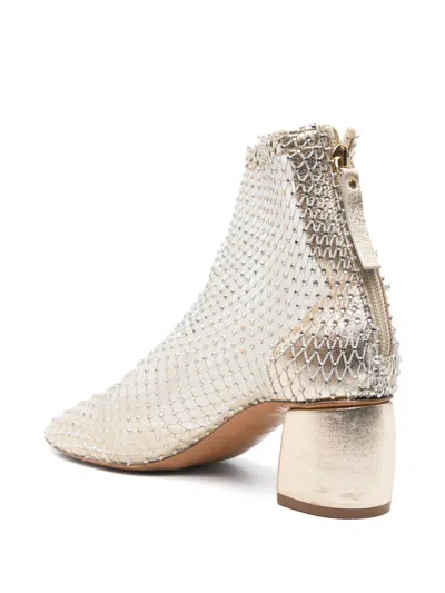 Forte Forte Forte_forte Strass Mesh Ankle Boots Shoes