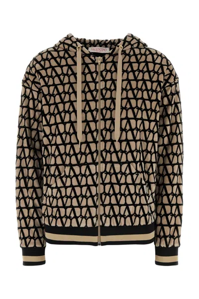 Valentino Iconographer Canvas Sweatshirt Hooded