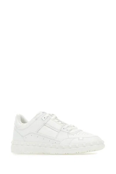 Valentino Leather Freedots Sneakers Studded Detailing