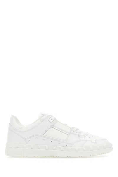 Valentino Leather Freedots Sneakers Studded Detailing